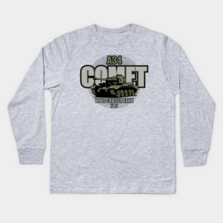 A34 Comet Tank Kids Long Sleeve T-Shirt